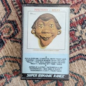Pink Floyd Relics Cassette Tapr